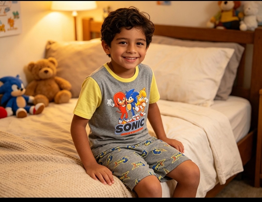 Pijama Sonic 2 al 12 - Imagen 3