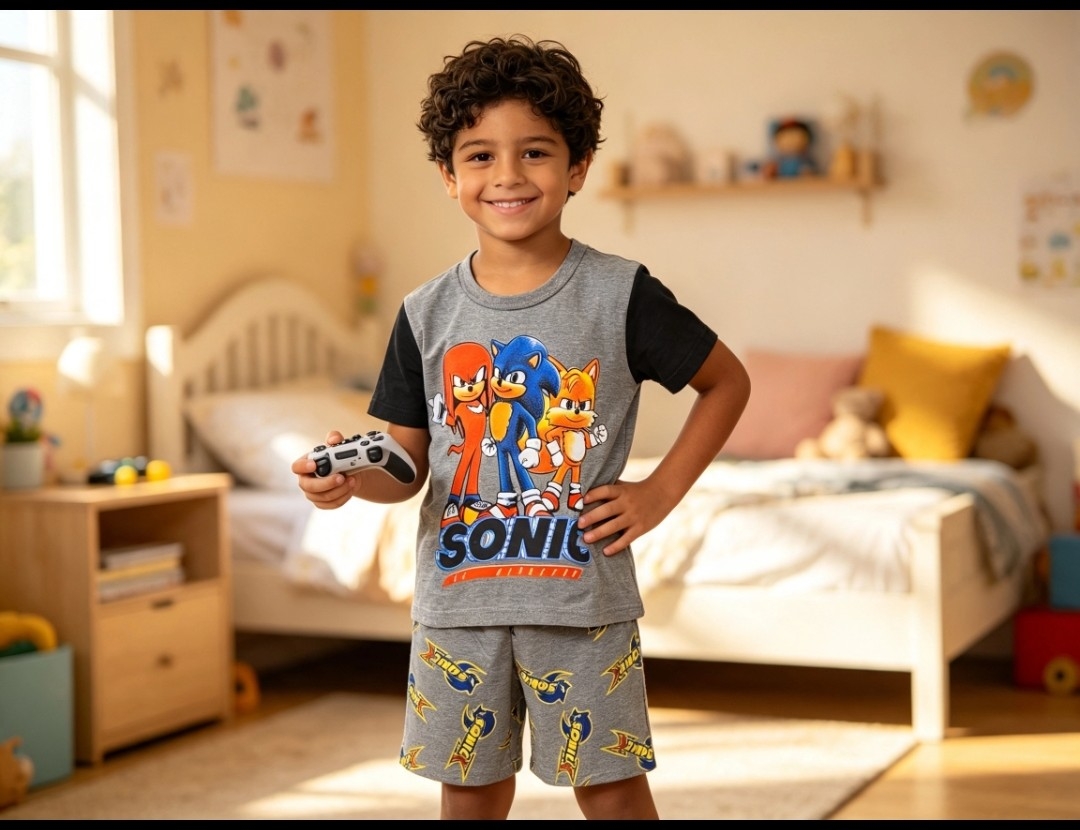 Pijama Sonic 2 al 12 - Imagen 5