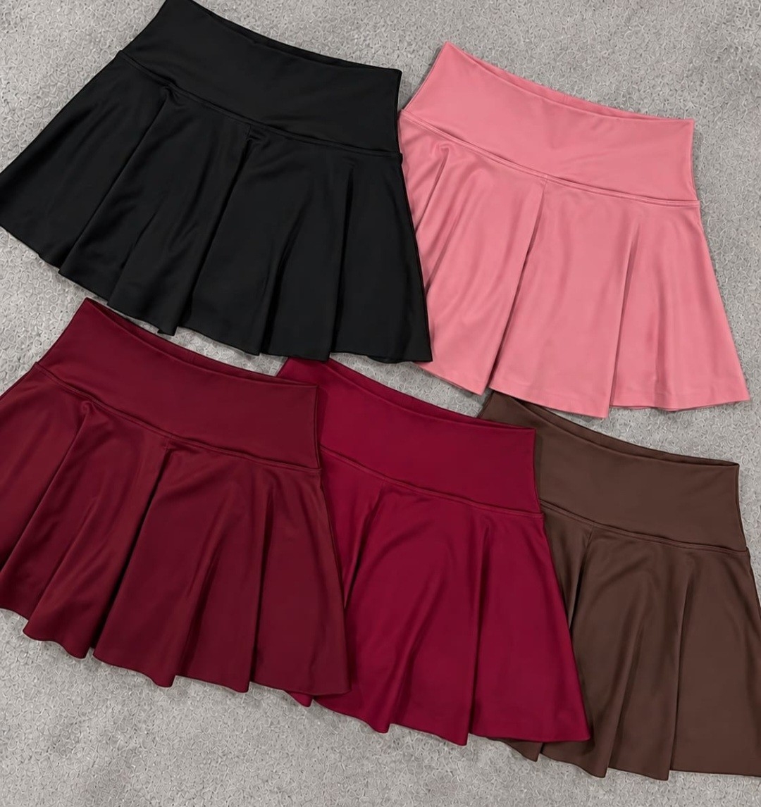 Polleras Short Laycra Hermosa Calidad - Imagen 3