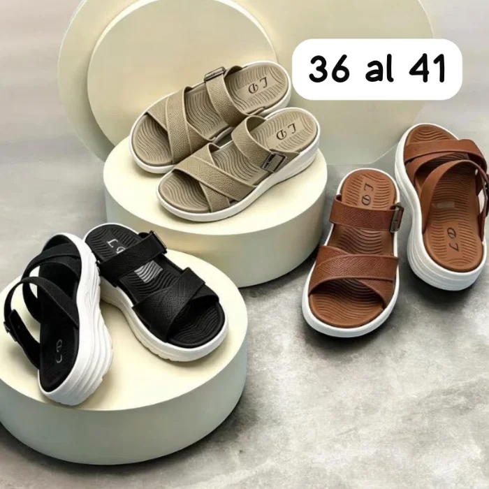 Sandalias Doble Tira