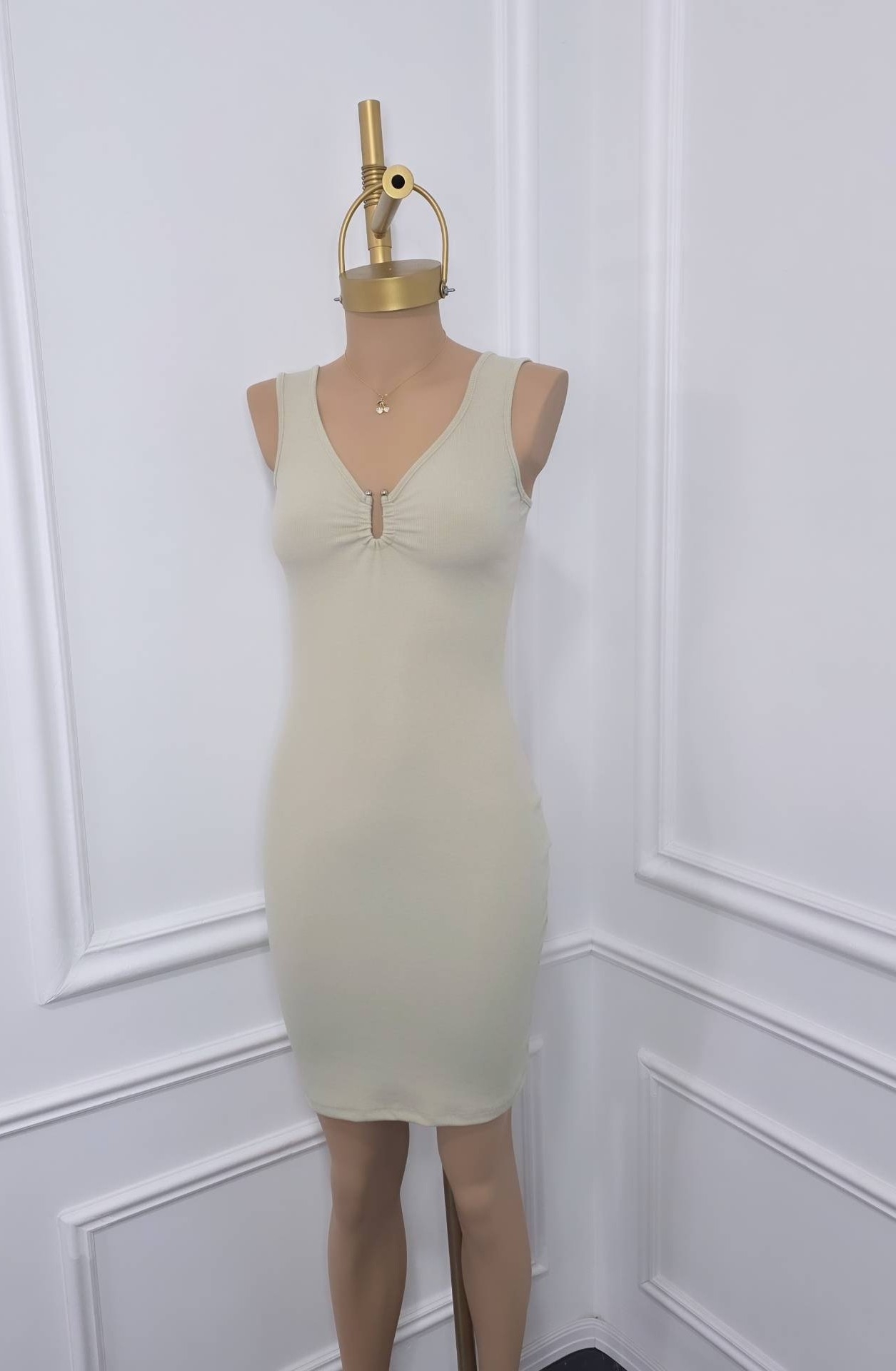 Vestido Dae Micro Morley Algodón ( Kairo - Imagen 4