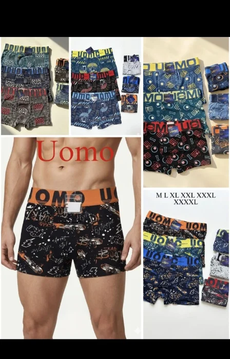 Boxer Uomo Estampas Surtidas o Lisos