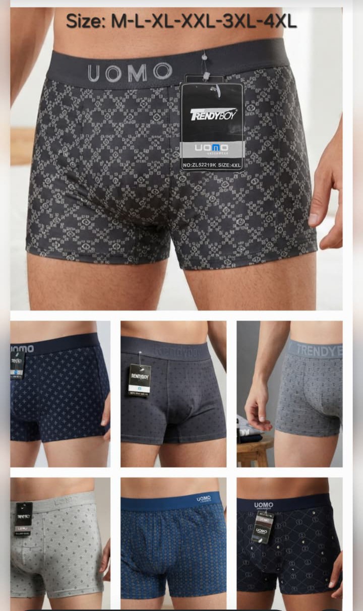 Boxer Uomo Estampas Surtidas o Lisos - Imagen 2
