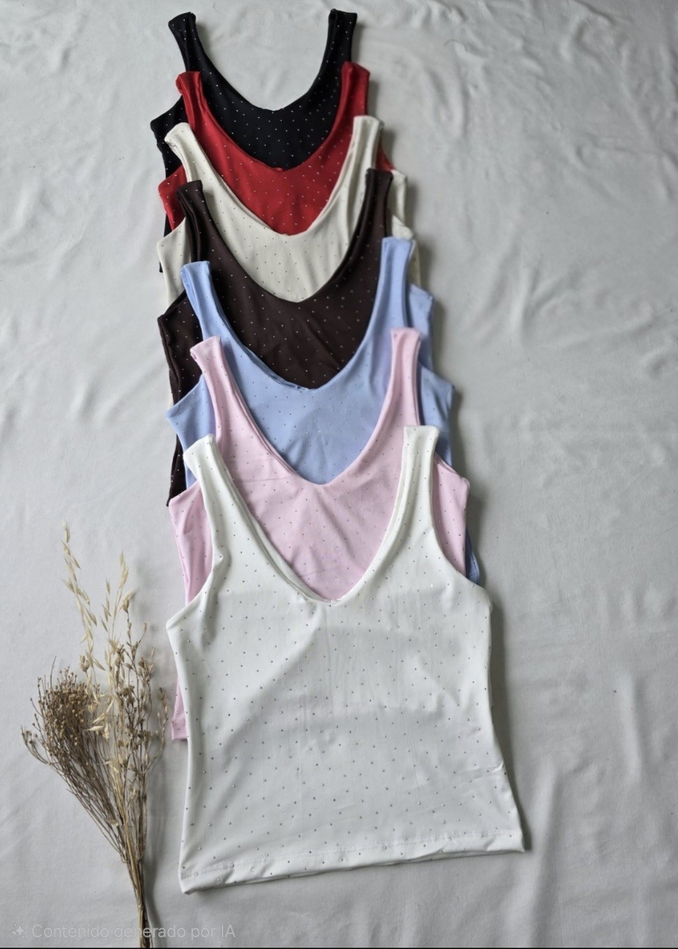 Musculosa Lycra Stras - Imagen 3