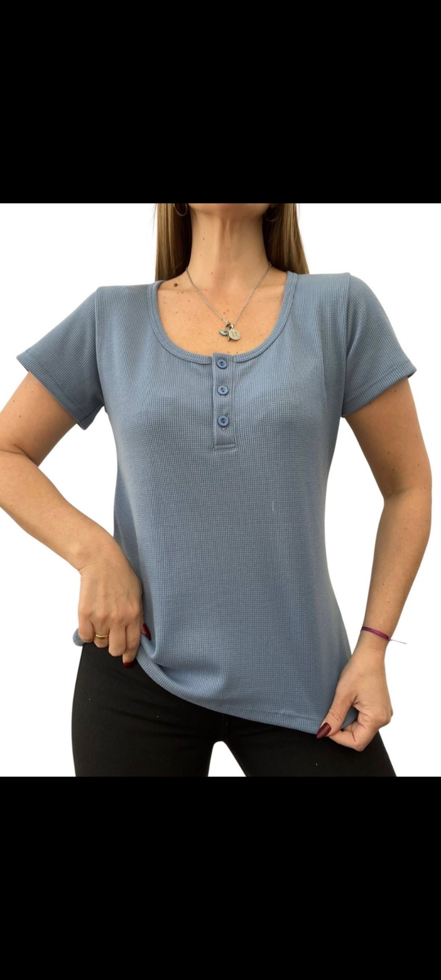 Remeras Botón de Waffle - Imagen 6