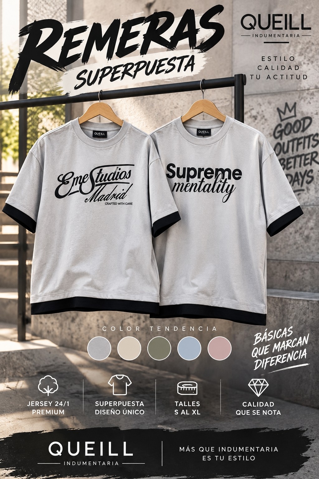 Remeras Oversize Superpuestas - Imagen 3