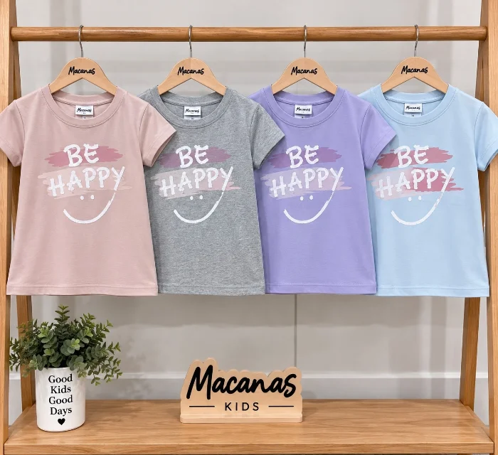 Remeras Be Happy