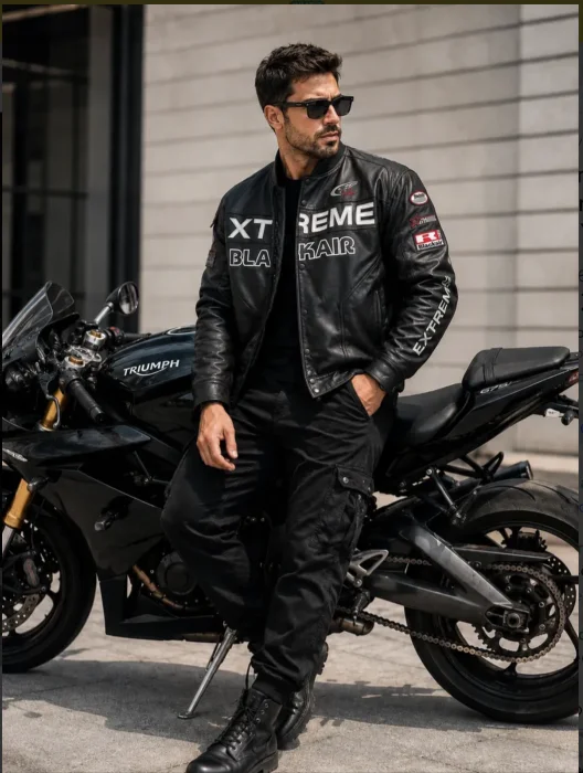 Campera Eco Cuero Oversize Extreme Yd