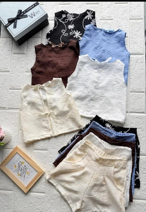 Conjunto de Nena Bordado Alexa