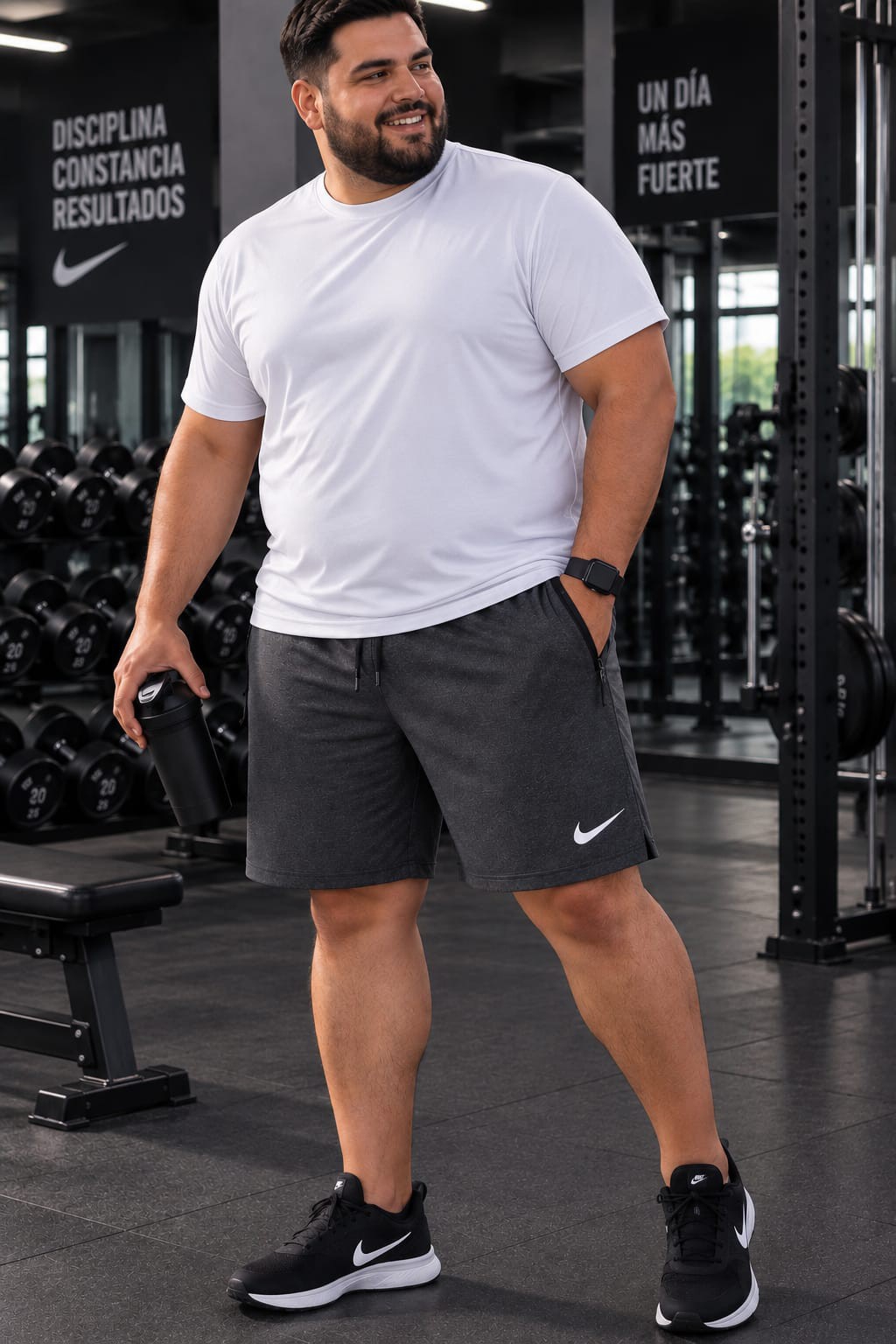 Shorts Deportivos de Lycra Talles Especiales - Imagen 2