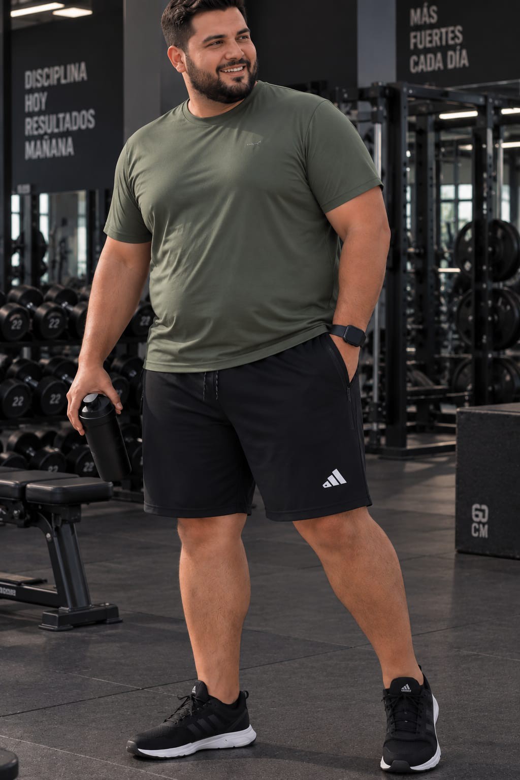 Shorts Deportivos de Lycra Talles Especiales - Imagen 3
