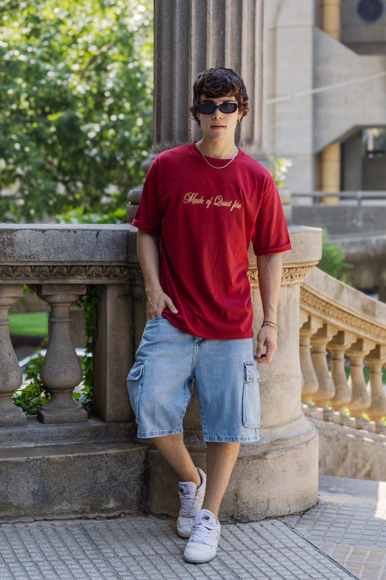 Bermuda Baggy Cargo de Jeans X Curva $17,000 X Mayor $18,000 X Menor $21,000 - Imagen 1