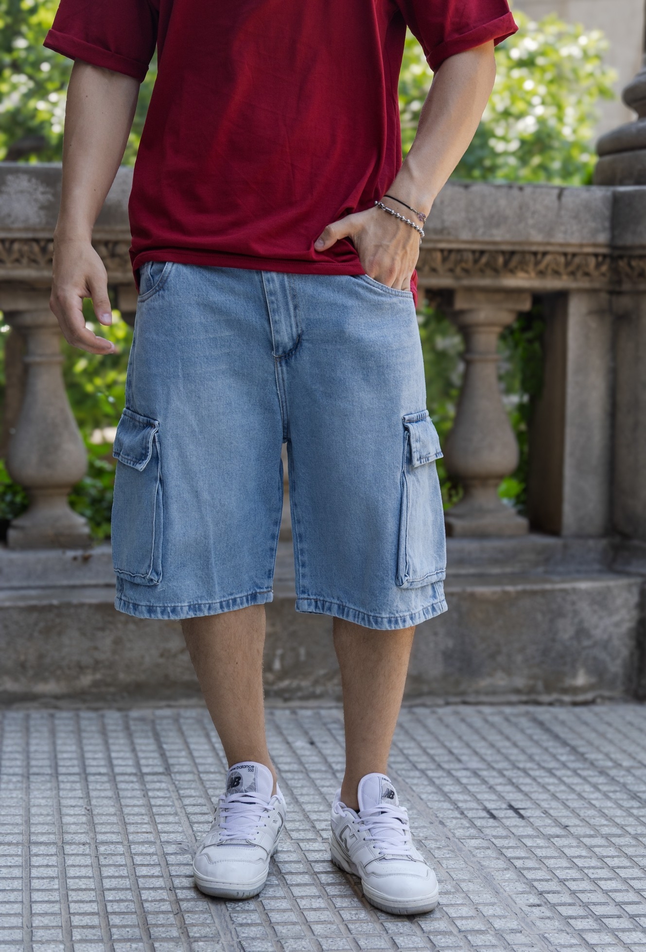 Bermuda Baggy Cargo de Jeans X Curva $17,000 X Mayor $18,000 X Menor $21,000 - Imagen 9
