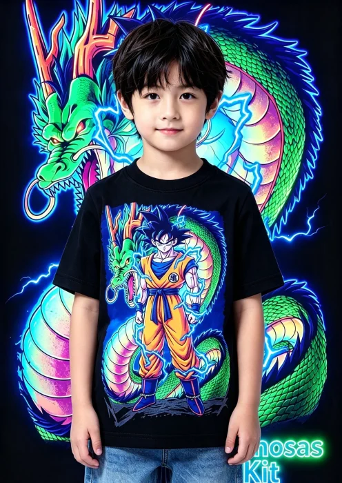 Goku Brillan en la Oscuridad de Nino