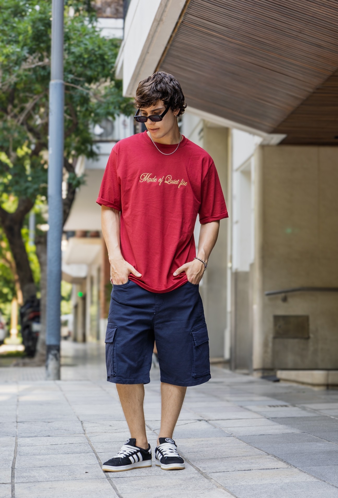 Bermudas Baggy Cargo Especiales de Gabardina Premiun Elastizada X Curva 21,000 - Imagen 2