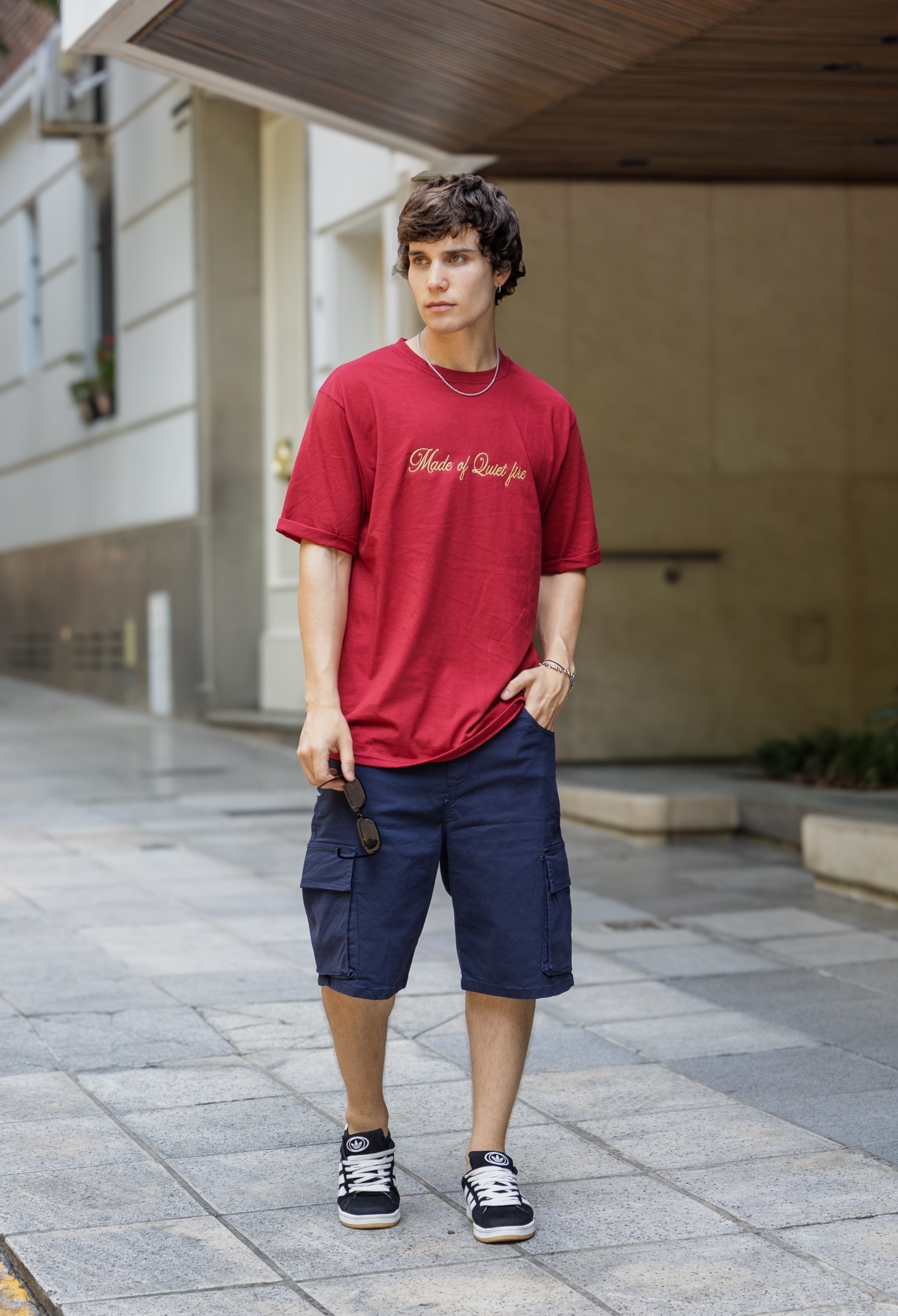 Bermudas Baggy Cargo Especiales de Gabardina Premiun Elastizada X Curva 21,000 - Imagen 3