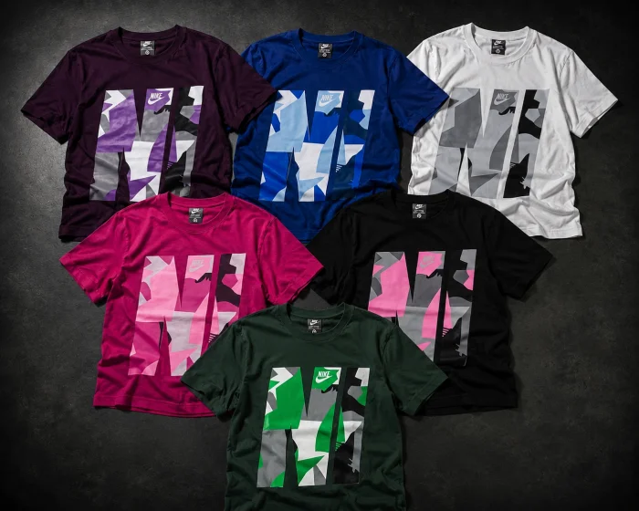 Remera Nk  Doble Estampado