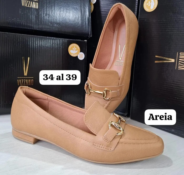 Vizzano Beige Camel Mocasin