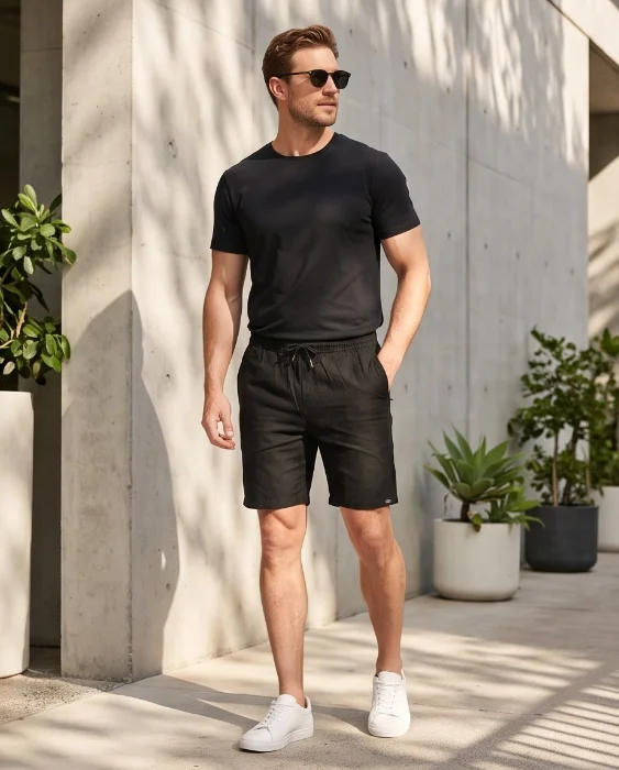 Bermuda Jogger Lino