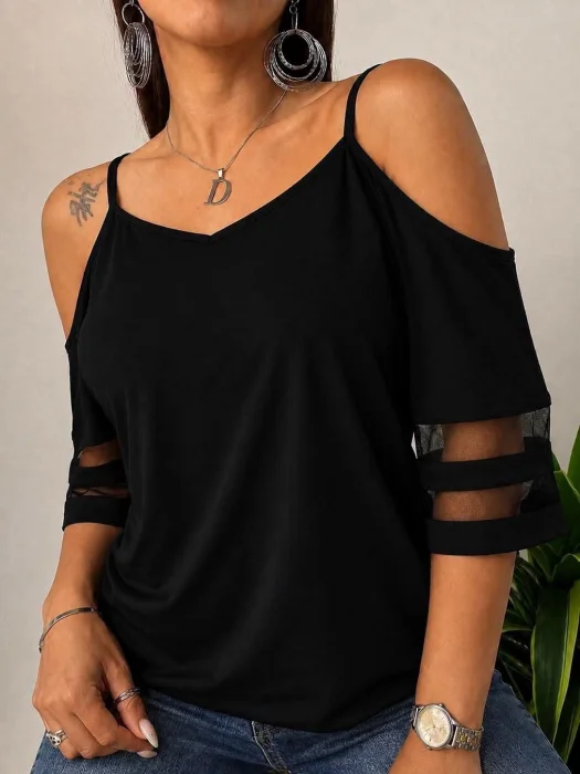Remera Modal Viscosa C/ Tul