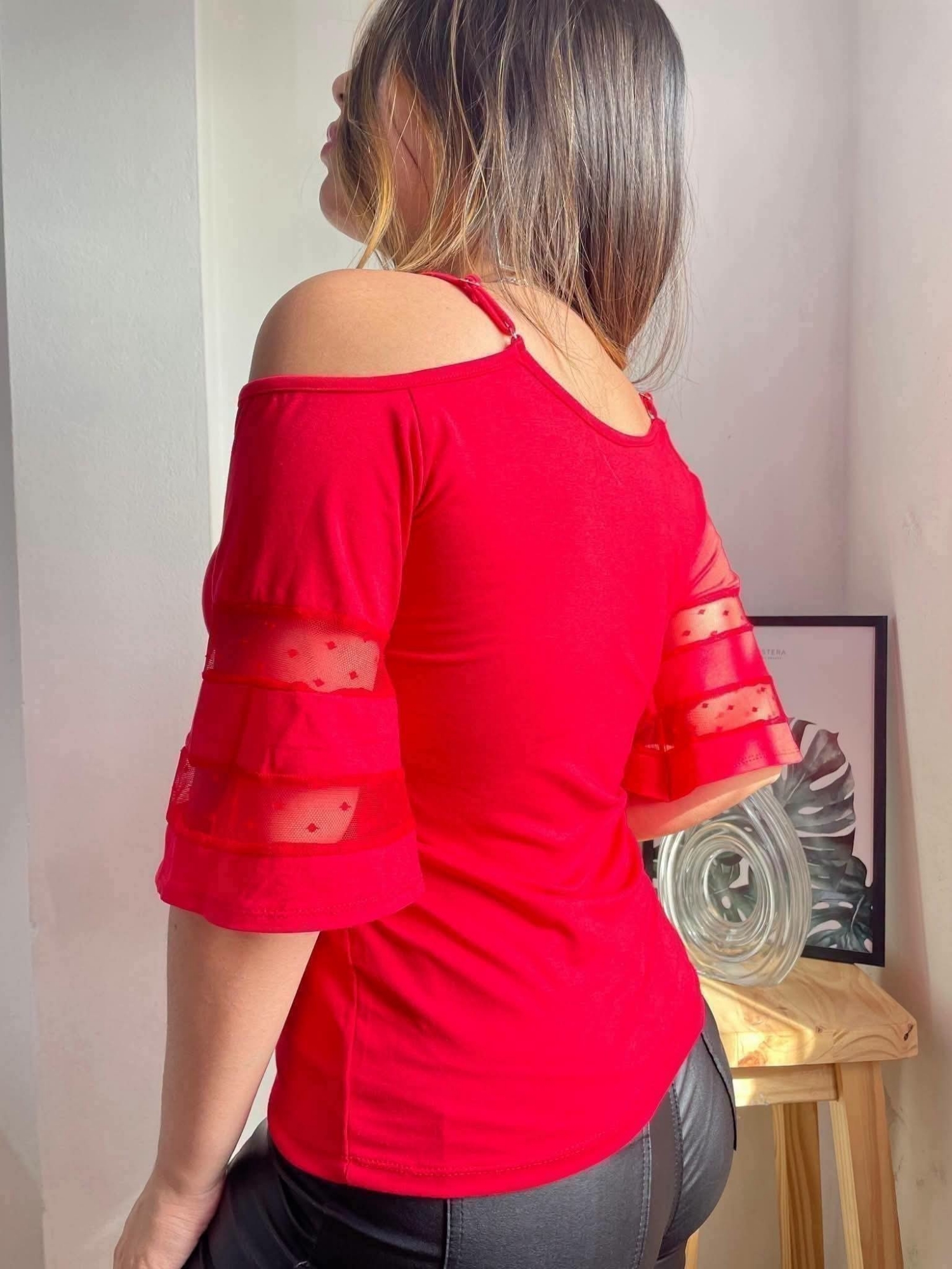 Remera Modal Viscosa C/ Tul - Imagen 2