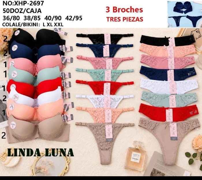Conjunto de 3 Piesas