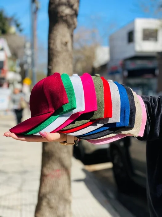 Gorras Lisas de Gabardina