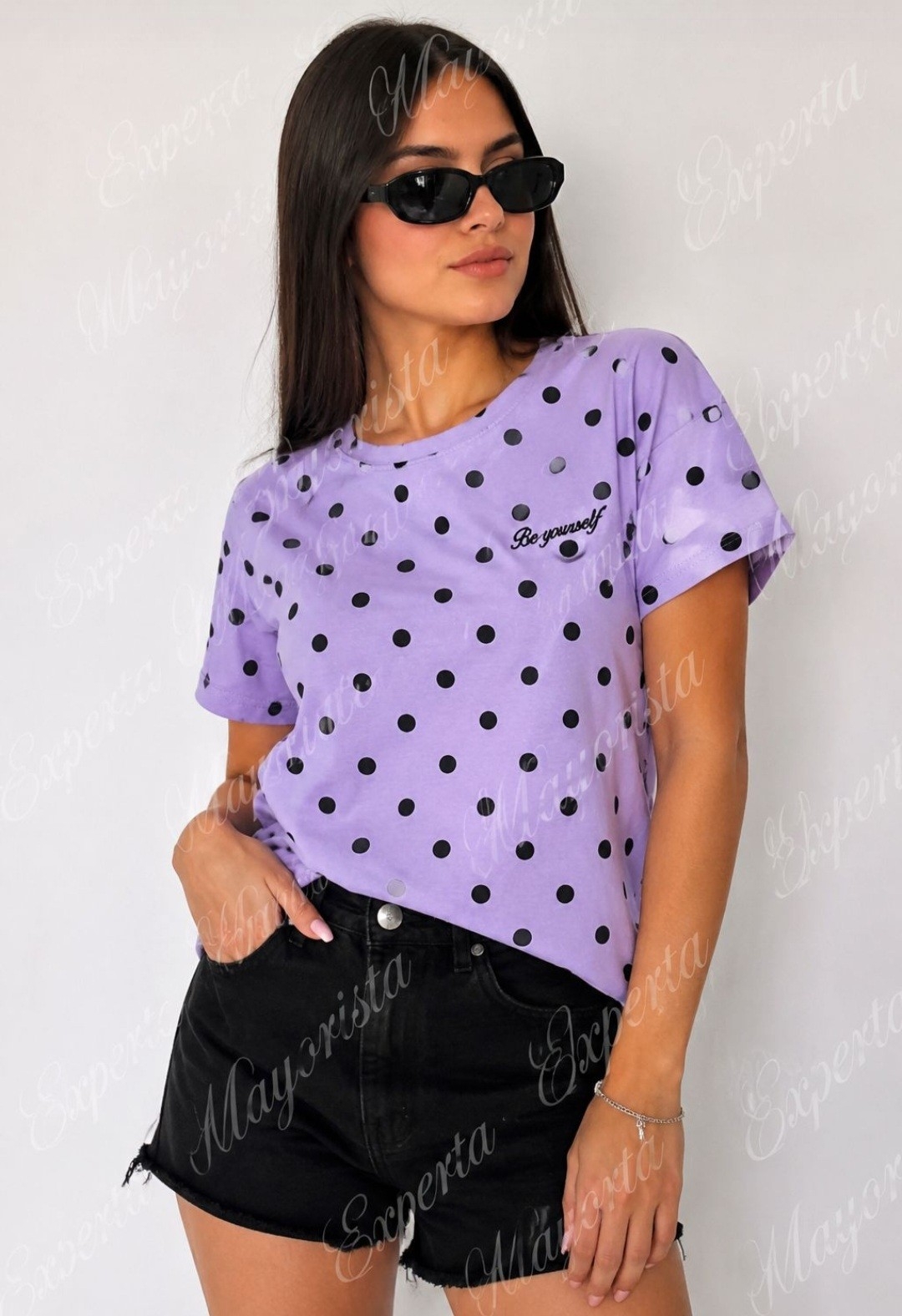Remera Lunar con Bordado Algodon Peinado - Imagen 3