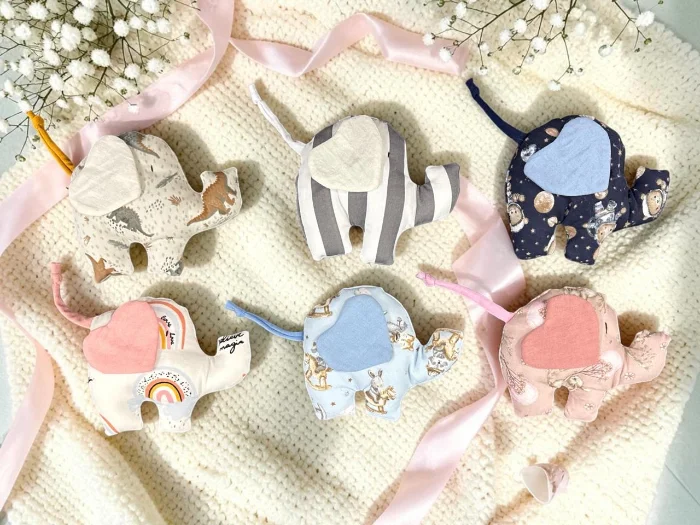 Sonajero de Tela Elefante" Pame Babies Surtido de Colores Oferta