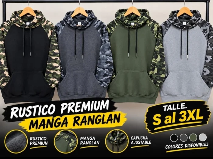 Canguro Rústico, Manga Ranglan