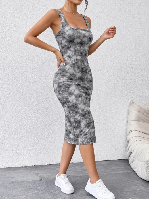 Vestido Batik con Tajo