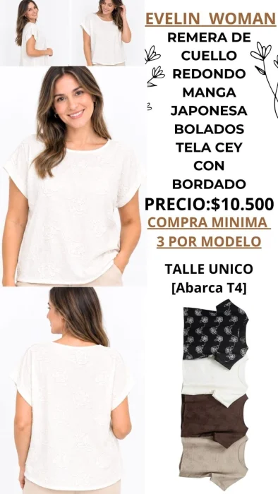 Remera con Magas Japonesas