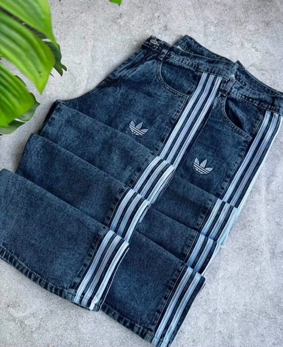 Wide Leg Nevado con Bordados
