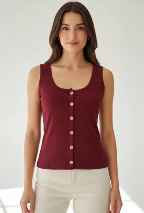 Musculosa con Botones
