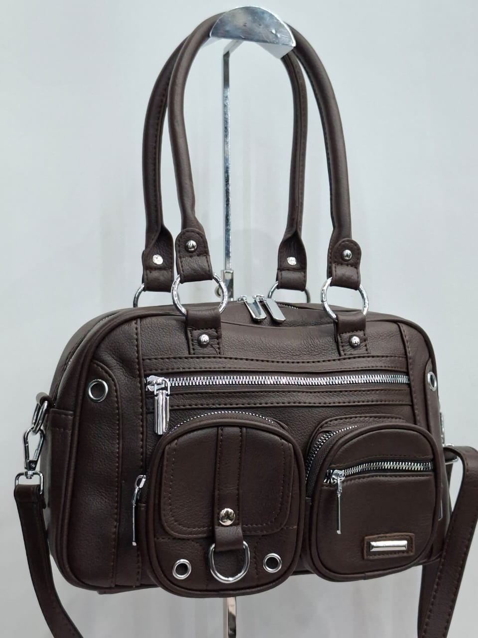 Cartera Bandolera Eco Cuero - Imagen 4