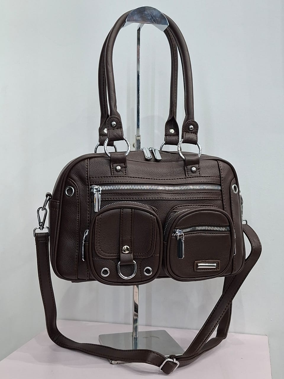 Cartera Bandolera Eco Cuero - Imagen 5