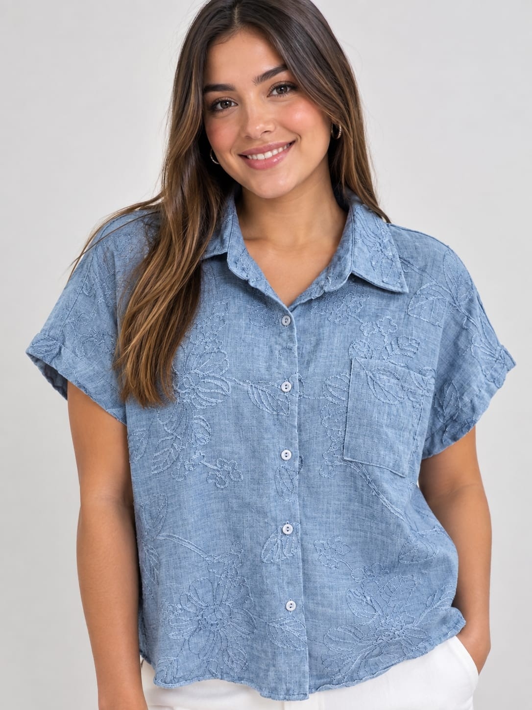 Camisa Bordado - Imagen 1