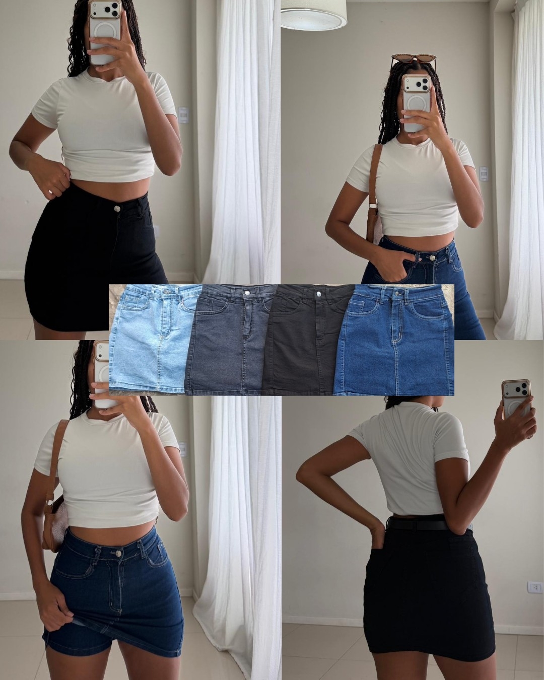Short Pollera de Jean - Imagen 2
