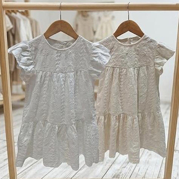 Vestido Broderi Nena 4a12  Importadas - Imagen 2