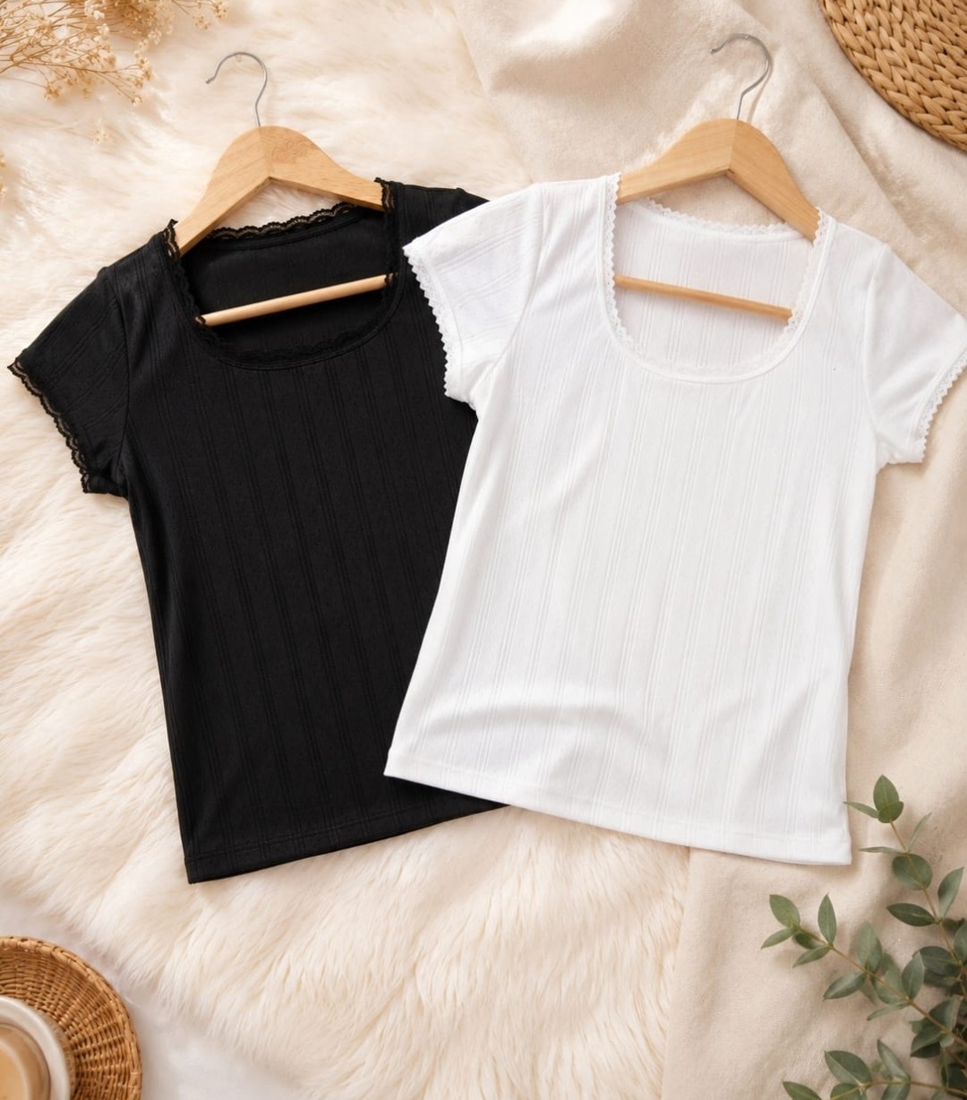 Camiseta con Puntilla  Anahis - Imagen 2