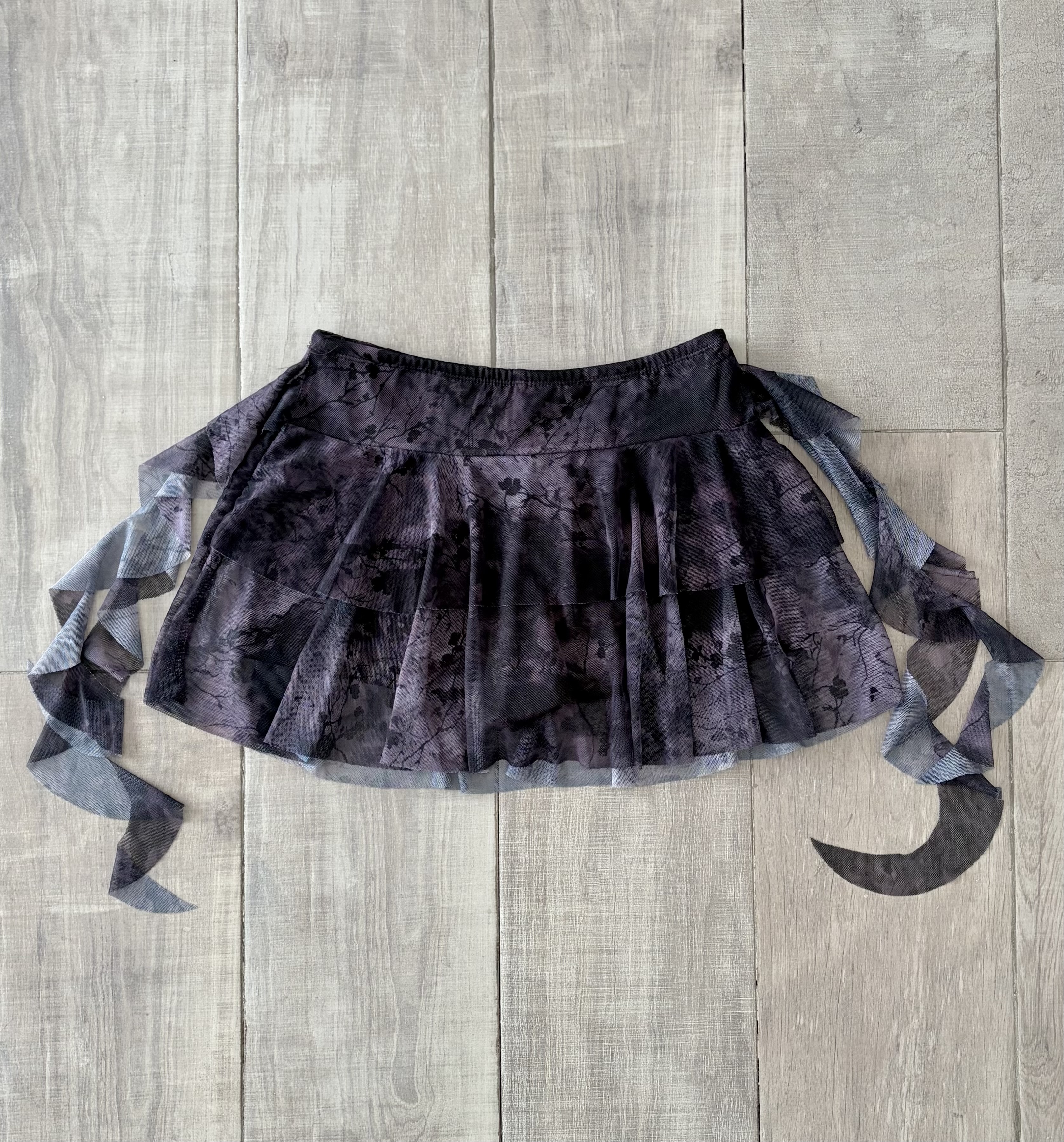 Short Pollera Tul Estampado Volados - IMG_6268.jpeg