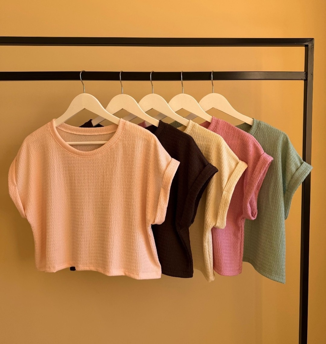 Top Remera con Dobles en Manga - Imagen 2