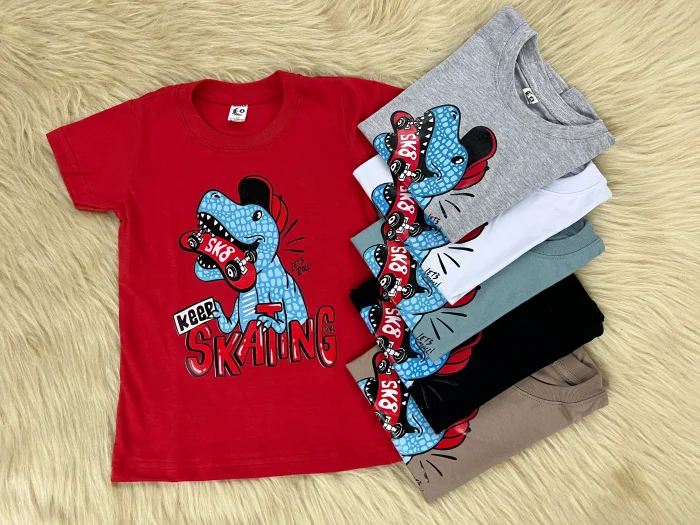 Remera Estampada Algodón Peinado