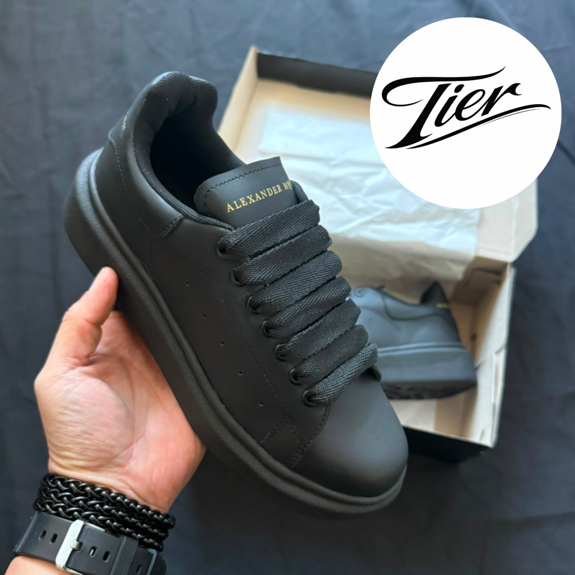 Alexander Mcqueen Premium Negro - Imagen 2