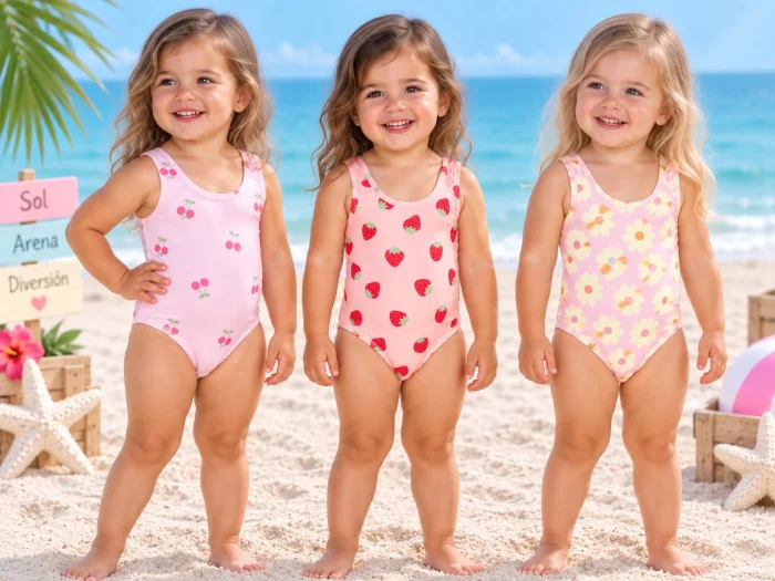 Malla Entera Uv Beba Big Bay T.(6 a 9, 9 a 12, 18, 24 y 36 Meses) Art.18-1