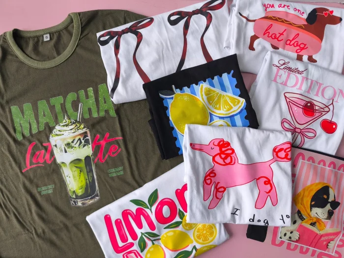 Remeras C/estampa Dtf (1-5)