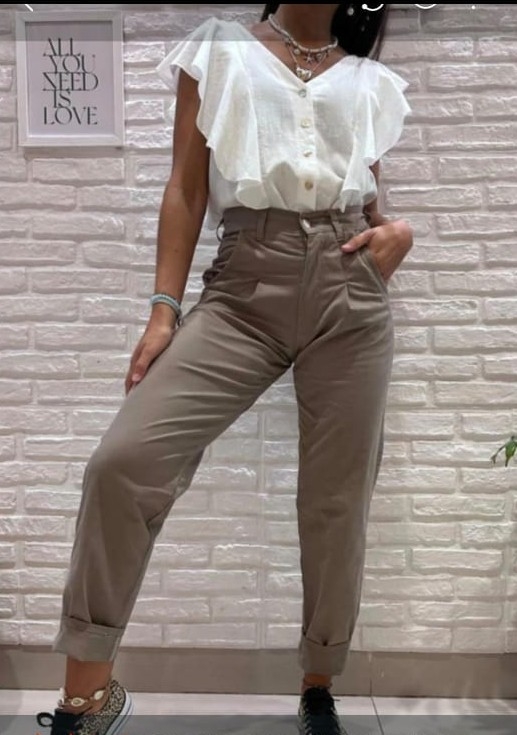 Pantalón Slouchy Elastizado - Imagen 2