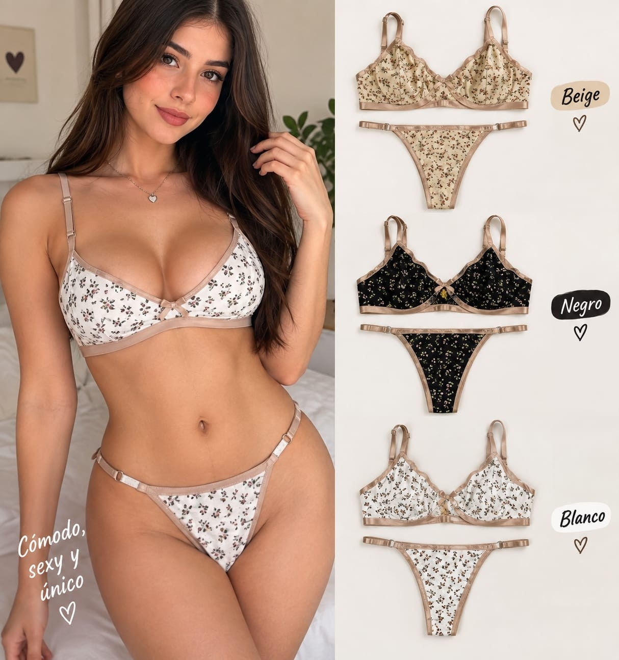 Bralette con Aro Morley Estampado - Imagen 2