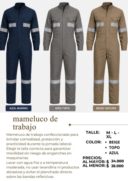 Mameluco de Trabajo
