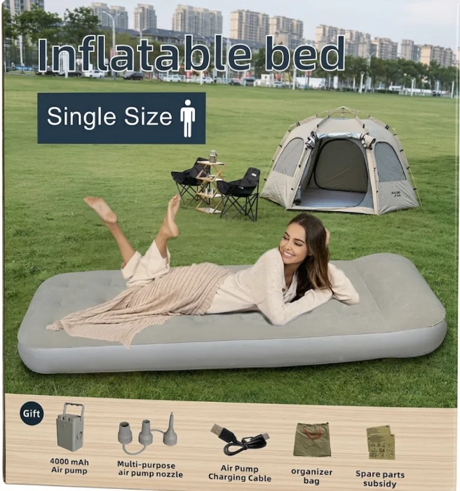 Cama Inflable de 1p con Inflador